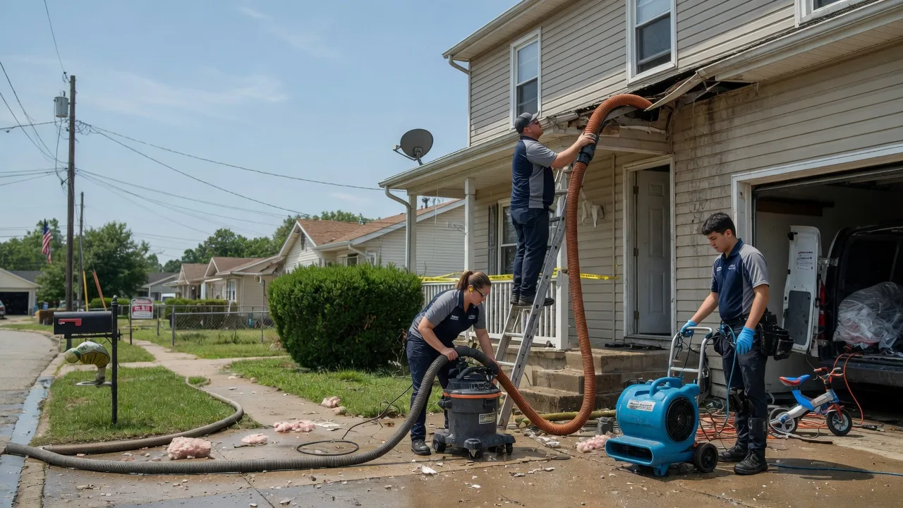 Water Damage Restoration in New Century, KS near me